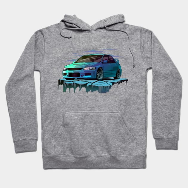 Mitsubishi Lancer Evolution 9 Hoodie by racingfactory